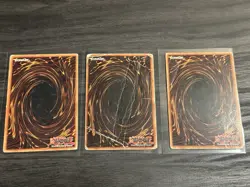 Yu-Gi-Oh! 3X Vintage Blue-Eyes White Dragon SDK-001 Unlimited Damaged - Image 3