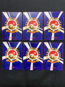 Base Set 1996 Normal Card Set of 6 Japanese Pokemon Card Old Back s00724 - Image 2