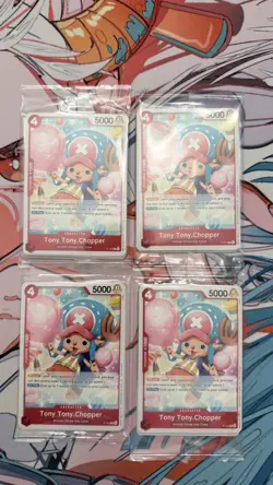 Sealed One Piece TCG Promo Pack P-101 - P-107 Gold.d.roger Promo sealed NEW X4 - Image 1