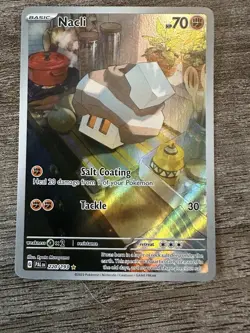 Pokemon TCG Nacli 220/193 Paldea Evolved Illustration Rare Holo Card - Image 1
