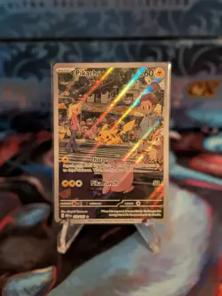 Pikachu 173/165 Illustration Rare Holo Pokemon Card Sv: Scarlet & Violet 151 - Image 1