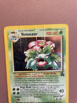 Pokemon Venusaur Holo Black Star Promo Card #13 Wizards of the Coast - Image 2