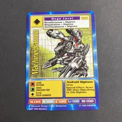 Machinedramon CP-27 - Mint 1999 - Bandai Trading Card cereal promo Digimon - Image 1
