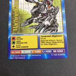Machinedramon CP-27 - Mint 1999 - Bandai Trading Card cereal promo Digimon - Image 3