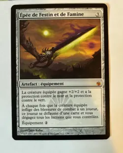Sword of Feast and Famine French Mtg - Image 1