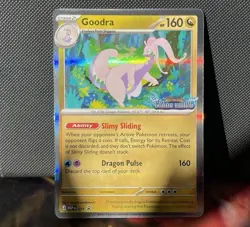 Goodra 077 CRI Chaos Rising Prerelease Stamped Promo MEP EN Pokemon TCG NM - Image 1
