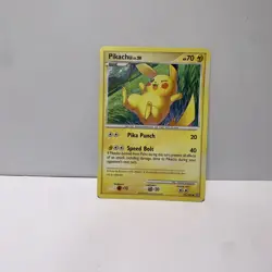 Pikachu 70/100 Common Stormfront Pokemon LP #3 - Image 1