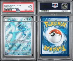 Pokemon TCG Articuno Journey Together Illustration Rare Card 161/159 PSA 9 - Image 3