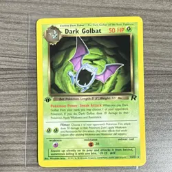 Wizards of the Coast Dark Golbat 24/82 Team Rocket Rare ENG 50HP 1999 1st - Image 1