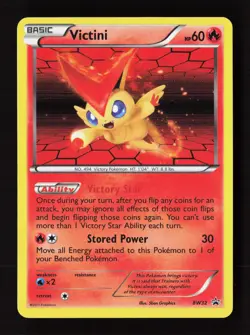 Victini BW32 Holo Promo Black And White Promo Pokemon Near Mint - Image 1