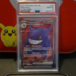 Pokemon Gengar ex 193/162 SV05 Temporal Forces Ultra Rare Holo PSA 10 - Image 1