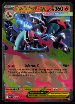 Mega Charizard X ex - 029 029 ME: Mega Evolution Promo Promo Holo Pokemon - Image 1