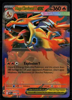 Mega Charizard Y ex - 030 030 ME: Mega Evolution Promo Promo Holo Pokemon - Image 1