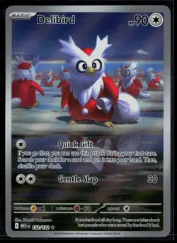 Delibird 152/132 Mega Evolution Illustration Rare Pokemon - Image 1