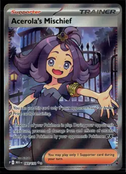 Acerola's Mischief 165/132 Mega Evolution Ultra Rare Pokemon - Image 1
