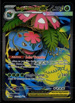 Mega Venusaur ex 155/132 Mega Evolution Ultra Rare Pokemon - Image 1