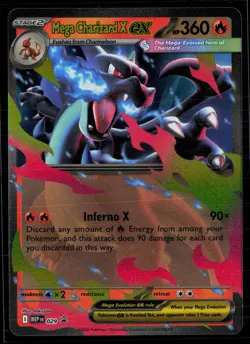 Mega Charizard X ex - 029 029 ME: Mega Evolution Promo Promo Holo Pokemon - Image 1