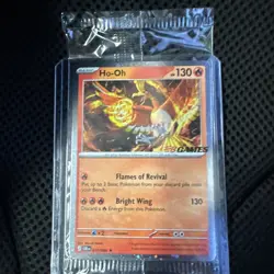 Pokemon - Ho-Oh 010/086 - EB Games Stamped Promo - Sealed - Chaos Rising - Image 1