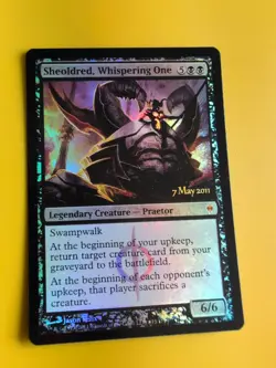 Sheoldred, Whispering One. FOIL MYthic. New Phyrexia Magic the Gathering Card. - Image 4