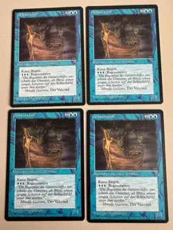 13x Blau: 4x U + 9x C MTG - Renaissance deutsch ©1995 NM/EX zB Sindbad - Image 4