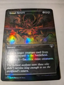 Foil Dread Return - Showcase - Commander Masters - Magic - MTG - Image 3