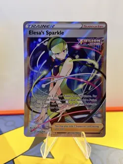 ✨ Pokemon Elesa’s Sparkle 260/264 Secret Rare Fusion Strike 2021 NM ✨ - Image 1