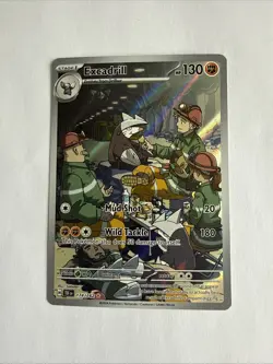 Escadrill 174/162 Temporal Forces Illustration Rare Pokemon Perfect Cond - Image 1