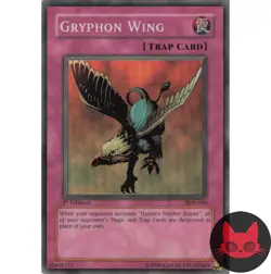 Yugioh Gryphon Wing SDP-050 Rare 1st Edition LP - Image 1