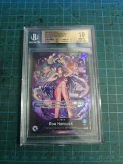 One Piece CCG Boa Hancock 500 Years in the Future Alternate Art OP07-038 BGS 10 - Image 1