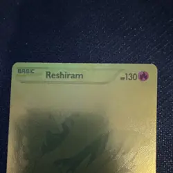 Pokemon Reshiram 114/113 Full Art Foil Holo Basic Dragon 130 HP Card 2011 - Image 2