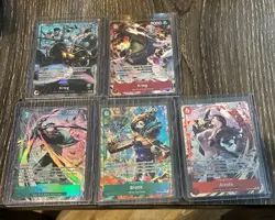 Bandai One Piece Card Game Op 15 Alt Art Holo Lot 5 -Brook Krieg Kuro Alvida - Image 1