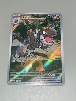 Pokemon TCG Tyrunt 070 Promo Card Prefect Order Etb Promo Full Art - Image 1