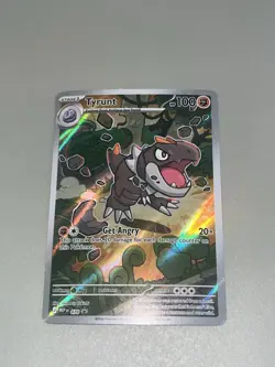 Pokemon TCG Tyrunt 070 Promo Card Prefect Order Etb Promo Full Art - Image 3