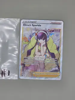 Elesa's Sparkle Full Art Holo Ultra Rare Card 147/159 Crown Zenith - Image 1