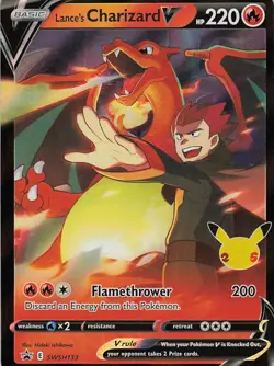 Lance's Charizard V Holo Promo SWSH: Sword & Shield Promo Cards SWSH133 NM - Image 1