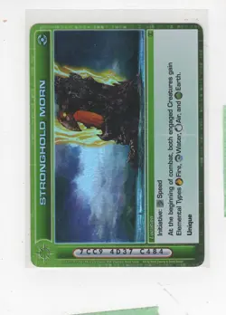 Chaotic Location card Super Rare Stronghold Morn - Image 1