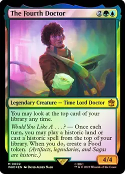 MTG - The Fourth Doctor - Foil - Doctor Who - Magic the Gathering - Image 1
