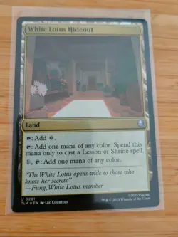 MTG White Lotus Hideout (FOIL) 0281 Avatar: The Last Airbender M/NM Free UK P&P - Image 1