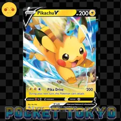 Pikachu V Pokemon TCG Black Star Promo SWSH285 -NM- - Image 1