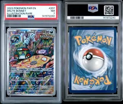 Pokemon Brute Bonnet 207/182 Paradox Rift PSA 7 Full Art Secret Rare - Image 3