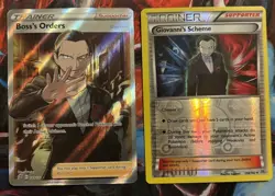 Boss's Orders (Giovanni) Full Art189/192 Rebel Clash Holo 2020 - Image 1