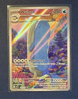 Pokemon TCG Wailord Sv09 Journey Together 162/159 Illustration Rare Holo 240 HP - Image 1
