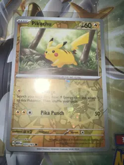 Pikachu 025/165 Cosmos Holo Costco Scarlet & Violet 151 Pokemon TCG NM - Image 1