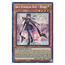 YuGiOh 2021 Tin of Ancient Battles Sky Striker Ace Roze (Prismatic Secret Rar... - Image 1