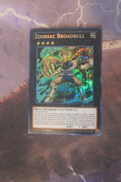 Yugioh! Zoodiac Broadbull - MP17-EN206 2017 Mega-Tins Mega Pack 1st Edition - NM - Image 1