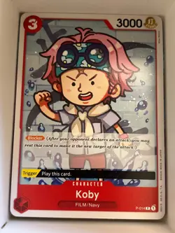 P-014 Koby English P One Piece TCG Card Game - Image 1