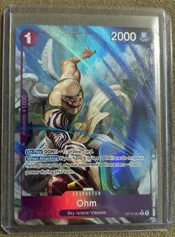 One Piece Card Game TCG Ohm OP15-061 Alt Art M/NM Condition - Image 1
