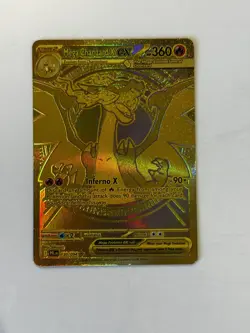 Mega Charizard X ex 130/094 Holo Hyper Rare Phantasmal Flames Pokemon Card - Image 1