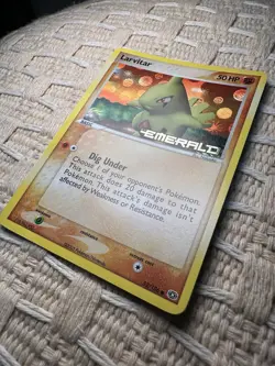 Larvitar EX Emerald 52/106 Reverse Holo Stamped Pokemon Card - LP - Image 5