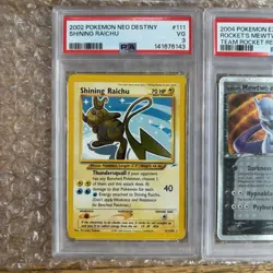 Lot of 7 PSA Graded Pokemon EX Cards - Shining Raichu, Rocket’s Mewtwo ex + More - Image 3